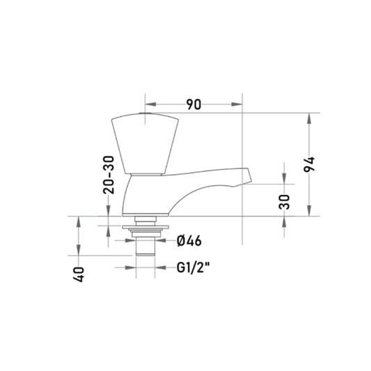 Grifería Individual Lavamanos Gerona