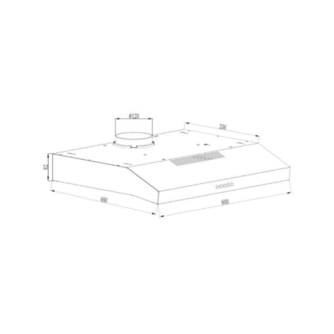 Campana Convencional 60 cm Basic