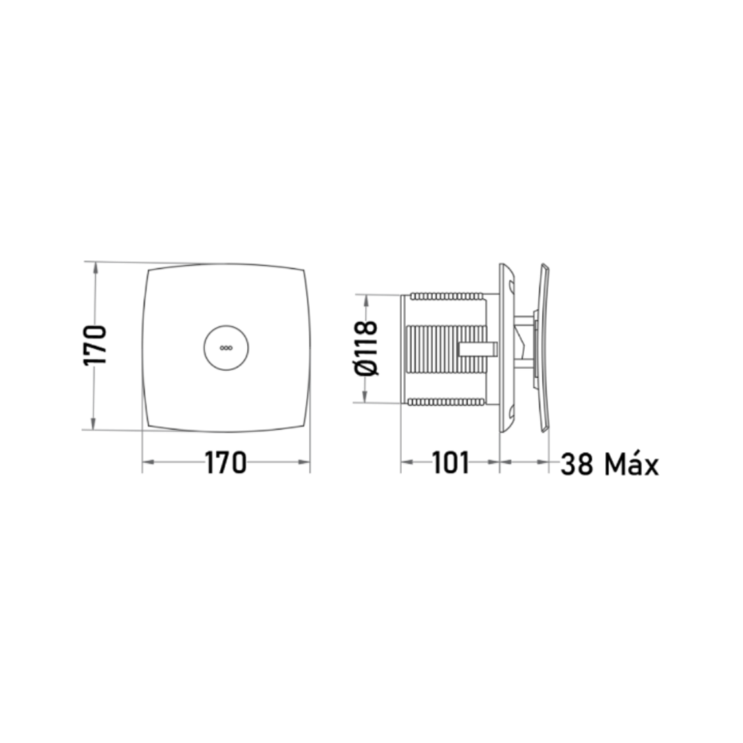 Extractor de Aire X MART 12 STD 20W