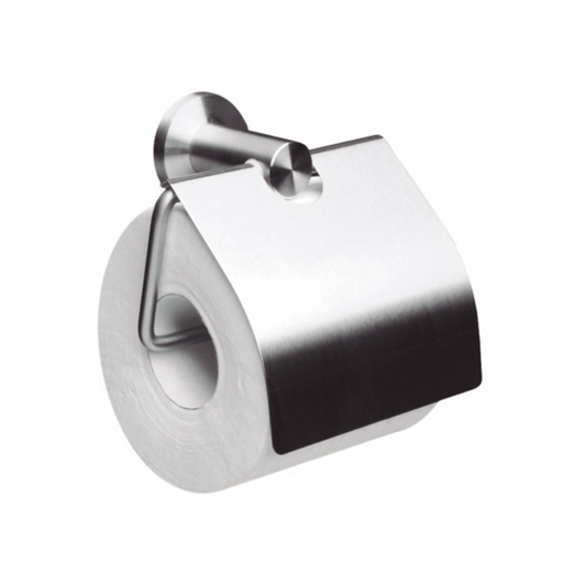 Porta Rollo de Papel Higiénico Acero Inoxidable con Tapa