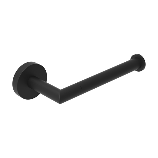 Porta Rollo Horizontal para Baño Negro Mate