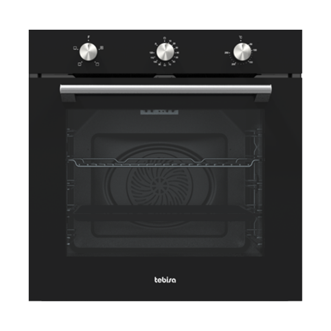 Horno Eléctrico Estático Cristal Negro 60 cm