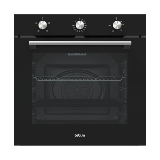 Horno Eléctrico Estático Cristal Negro 60 cm