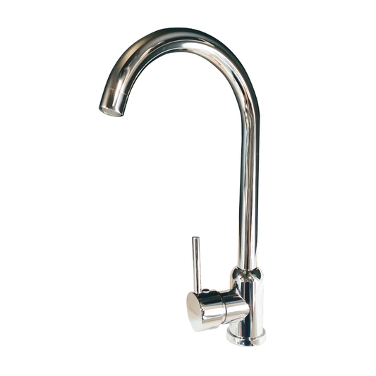 Grifería Monomando Lavaplatos Zircón Inox