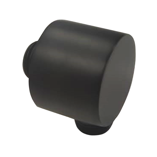 Toma de Agua para Ducha Der-N Negra Mate