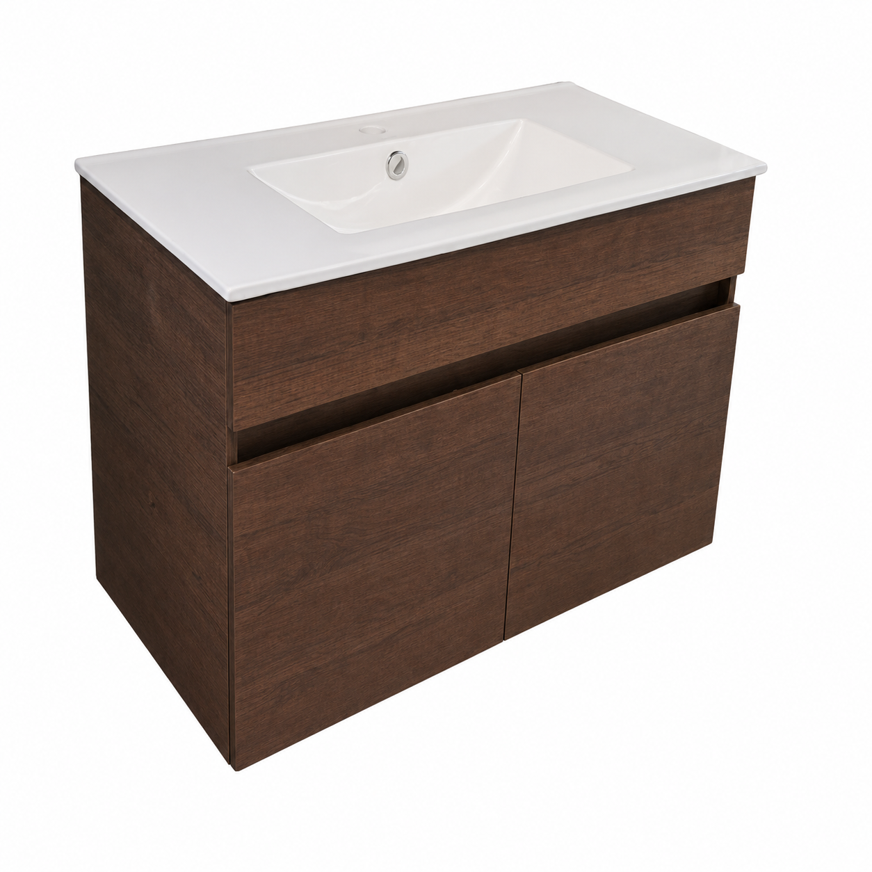 Lavamanos de Loza 60 cm con Mueble Suspendido