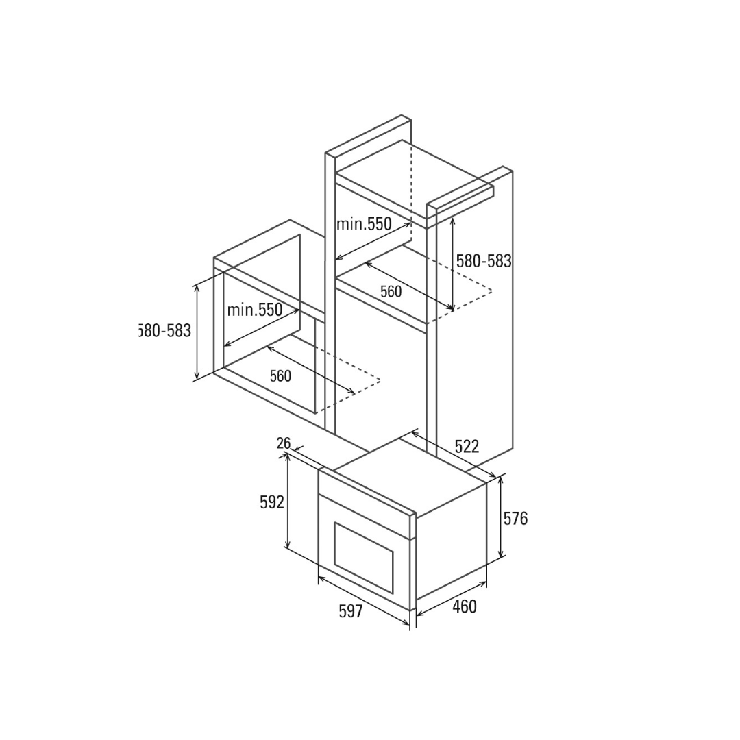 Horno SR 6004 X