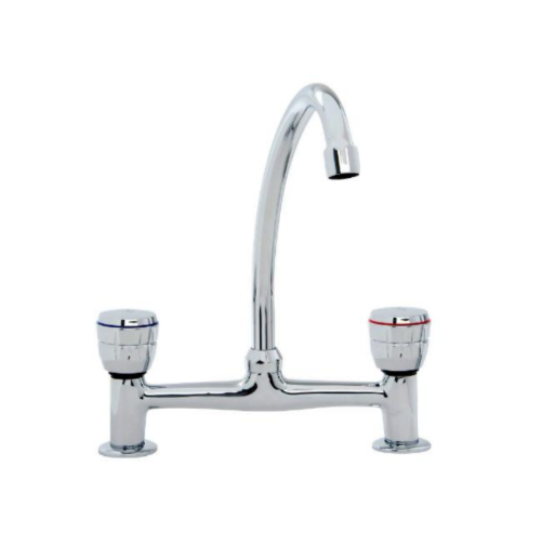 Grifería Lavaplatos Combinación  8” Euro/Apolo