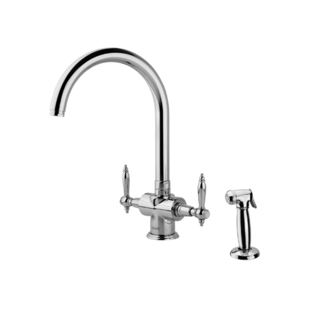 Grifería Monomando Lavaplatos con Ducha York