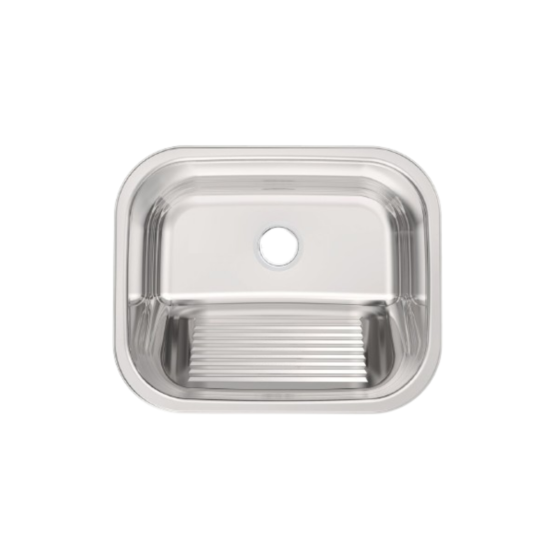 Lavadero de Acero Inoxidable 55x45 cm para Empotrar