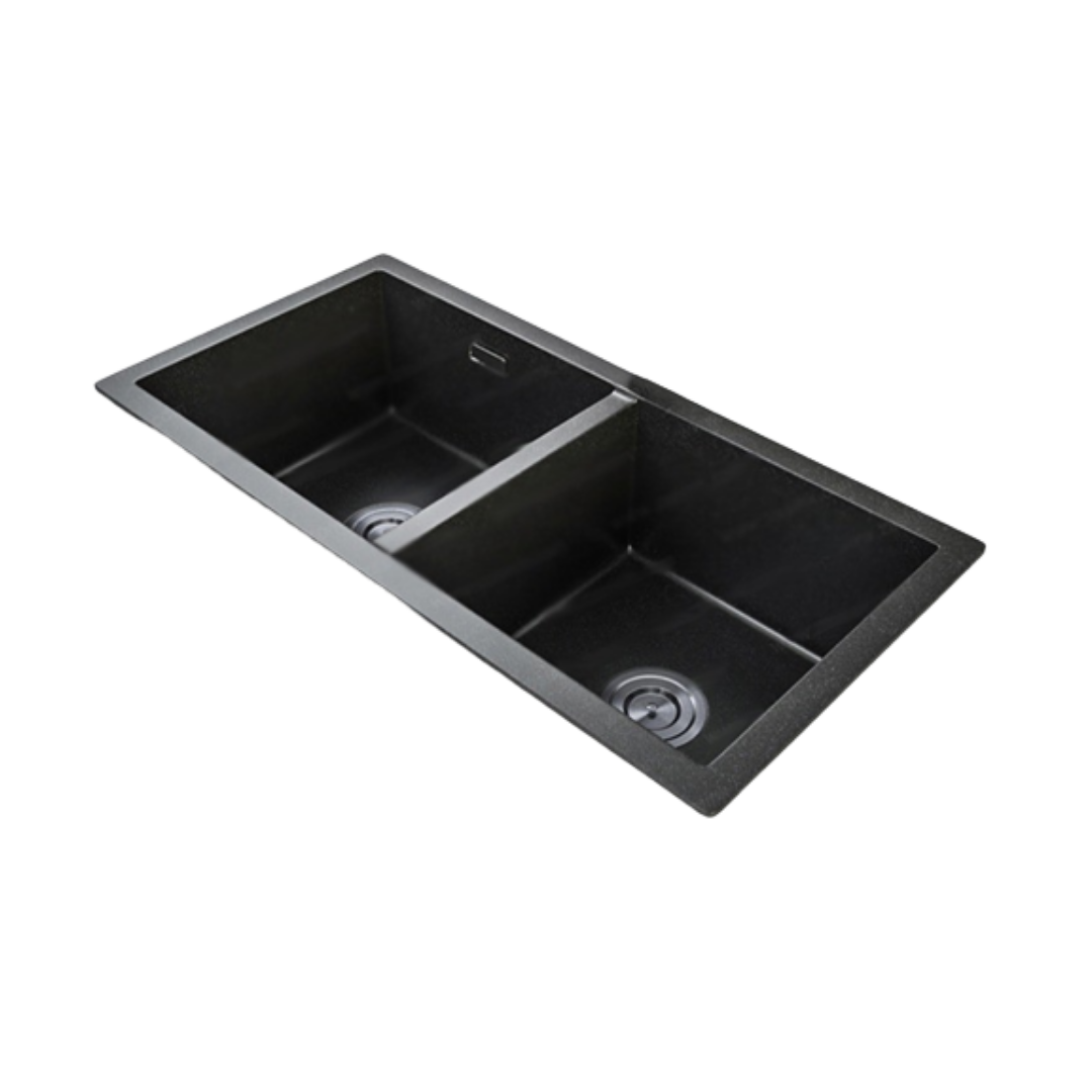 Lavaplatos 2 Cubetas 780x430 mm Negro