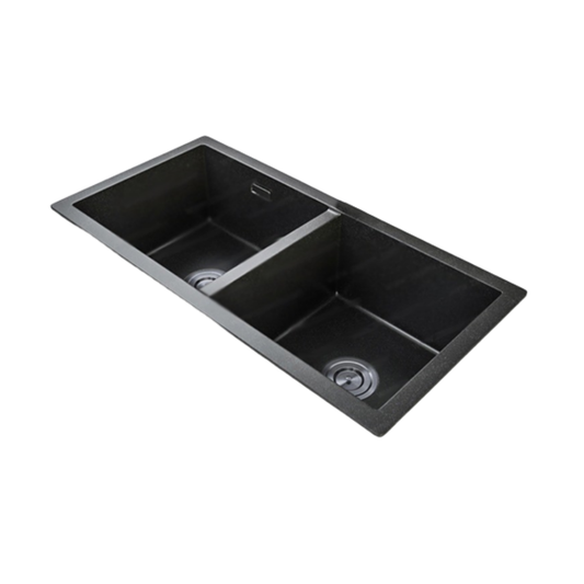 Lavaplatos 2 Cubetas 780x430 mm Negro