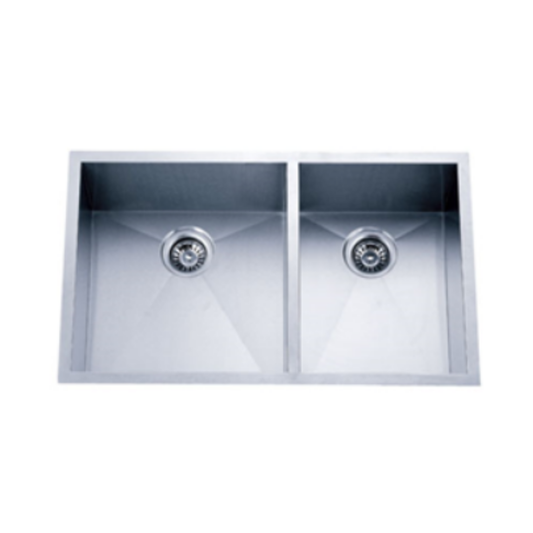 Lavaplatos Acero Inoxidable 2 Cubetas 830x500 mm