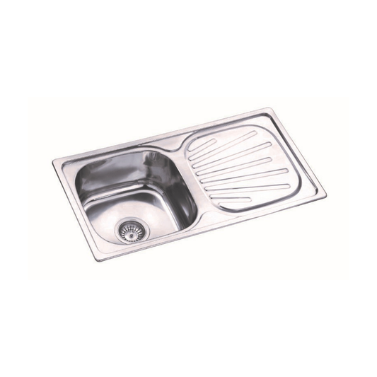 Lavaplatos Empotrado 1 Cubeta con Escurridor 780x410 mm