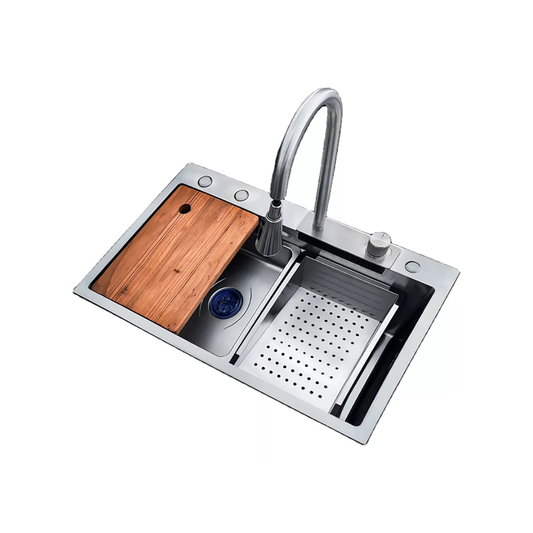 Lavaplatos Empotrado Multifuncional Cascada 750x460 mm