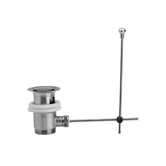 Desagüe Automático de Lavatorio 1 1/4" Cromado con Rebalse y Varilla