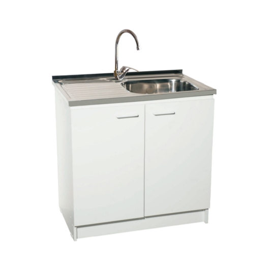 Kit Mueble Lavaplatos 100 cm con Lavaplatos y Monomando