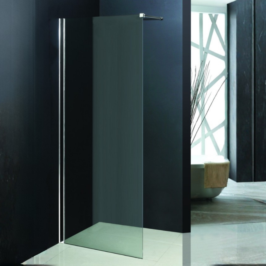 Shower Door Panel Fijo 1000 x 1950 mm Vidrio Templado 8 mm