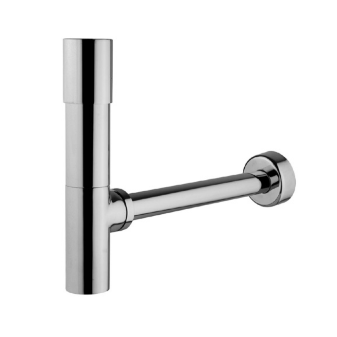 Sifón Telescópico Minimalista para Lavatorio Latón Cromado G 1 1/4”