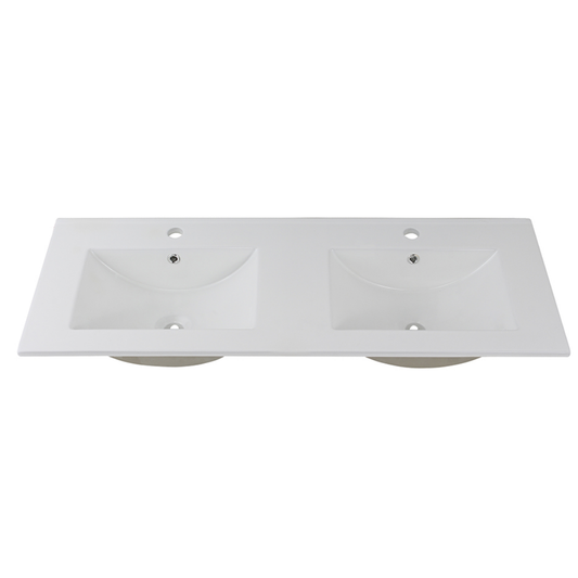 Lavamanos Doble de Empotrar Avila 120 cm Blanco