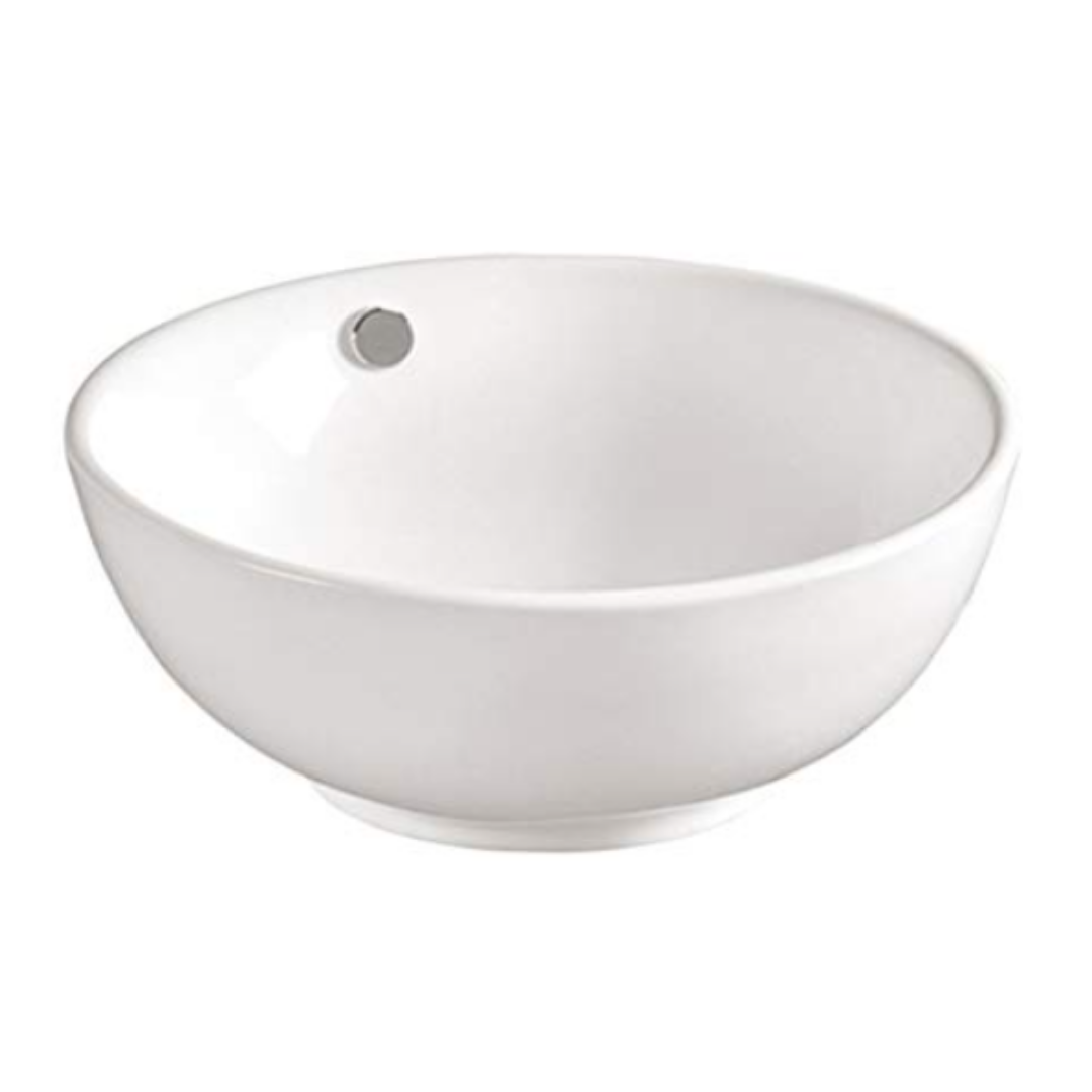 Lavamanos de Sobreponer Almere Redondo 38 cm Blanco