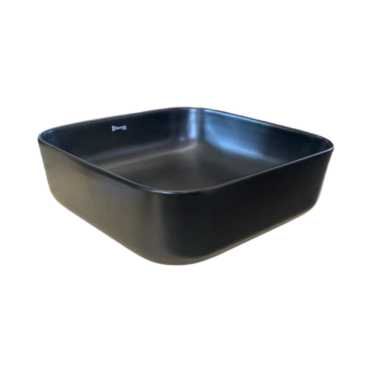Lavamanos de Sobreponer 39 x 39 cm Negro Mate Kielce Black