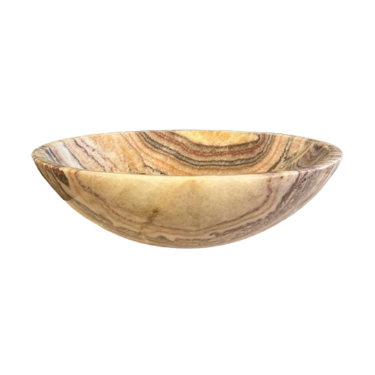 Lavamanos de Sobreponer 42m de Piedra Natural Beige Veteado
