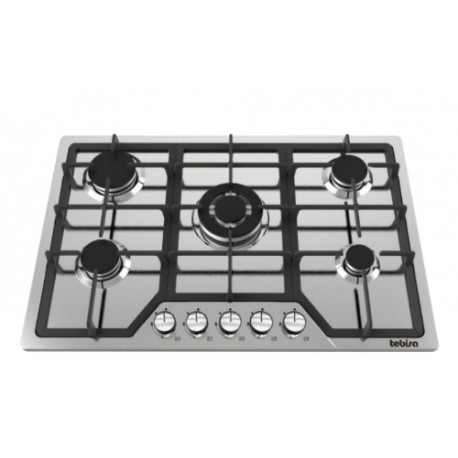 ENCIMERA A GAS Inox. TEBISA 5 PLATOS